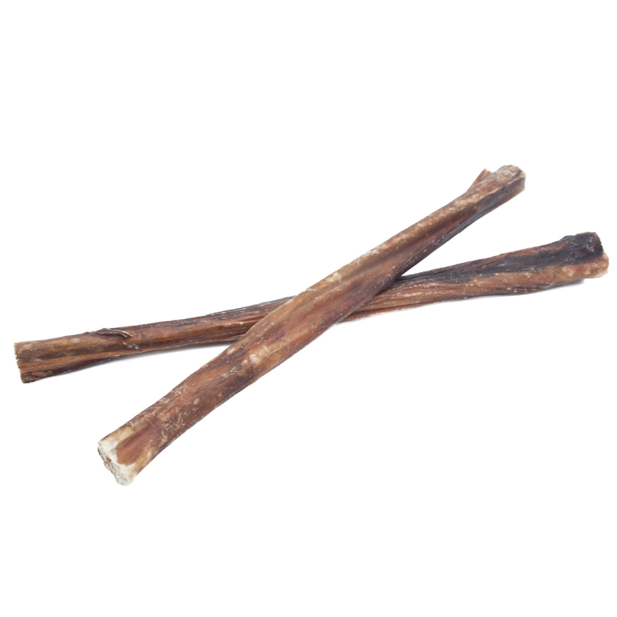 Two 10-12 inch standard collagen wrapped in bully stick dog treats from Bully Bunches
