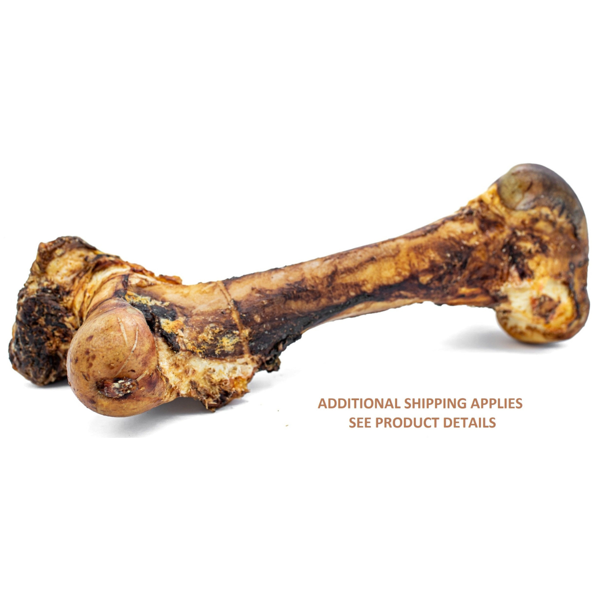 A monster beef shin bone dog treat from Bully Bunches.