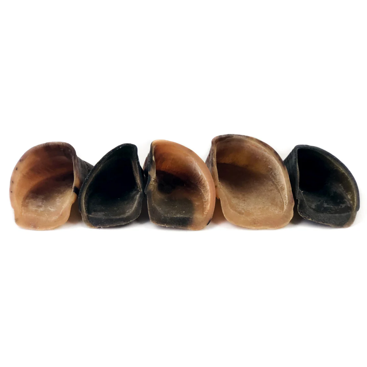 A bunch of cow hooves.