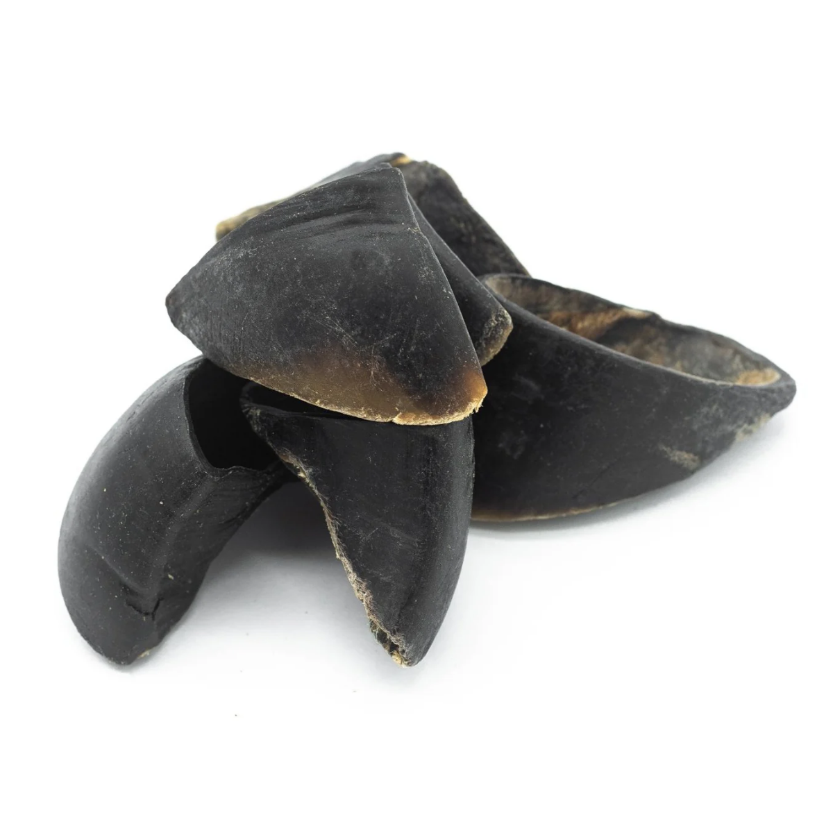 A bunch of cow hooves.