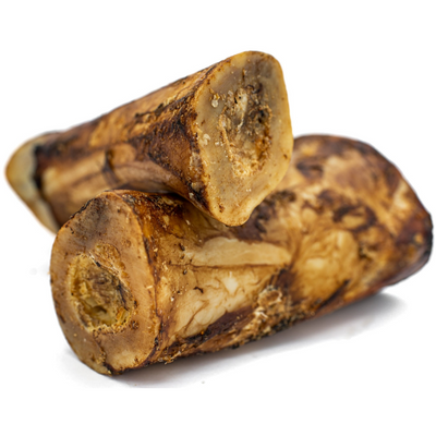 Two 5-6 inch marrow bone dog treats from Bully Bunches.