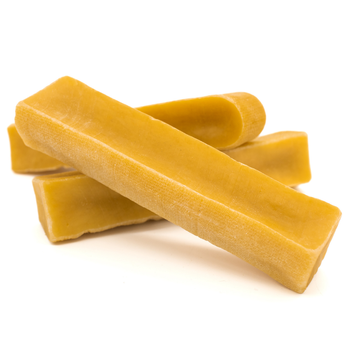 Three extra large himalayan yak chew dog treats from Bully Bunches.