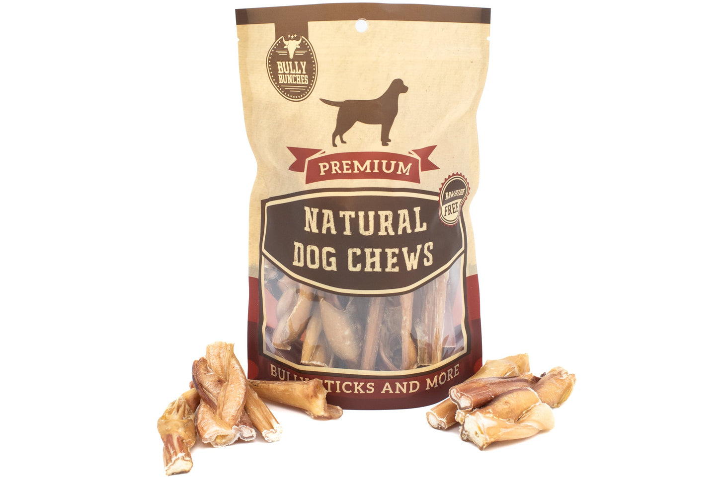 A bag of 4-5 inch bully stick ends.