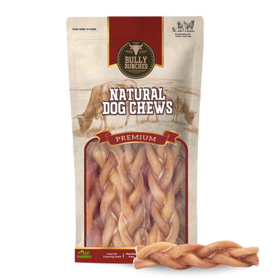 5 Inch Braided Bully Stick Bag
