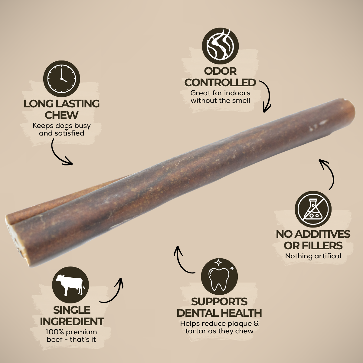 5-6 Inch Collagen Stick