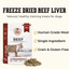 Freeze Dried Beef Liver (3.52 oz)