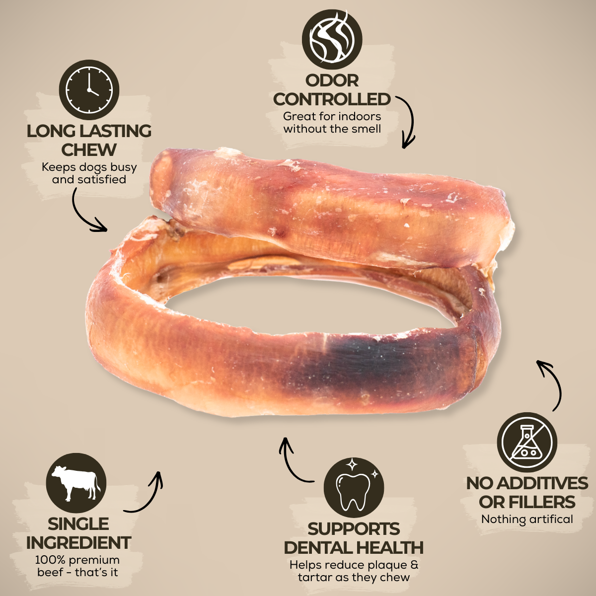 Large Bully Stick Ring