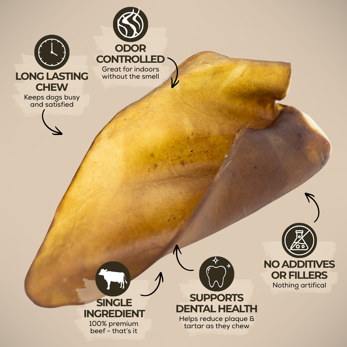 Natural Cow Ear