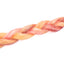 A 6 inch thin braided bully stick dog treat from Bully Bunches.